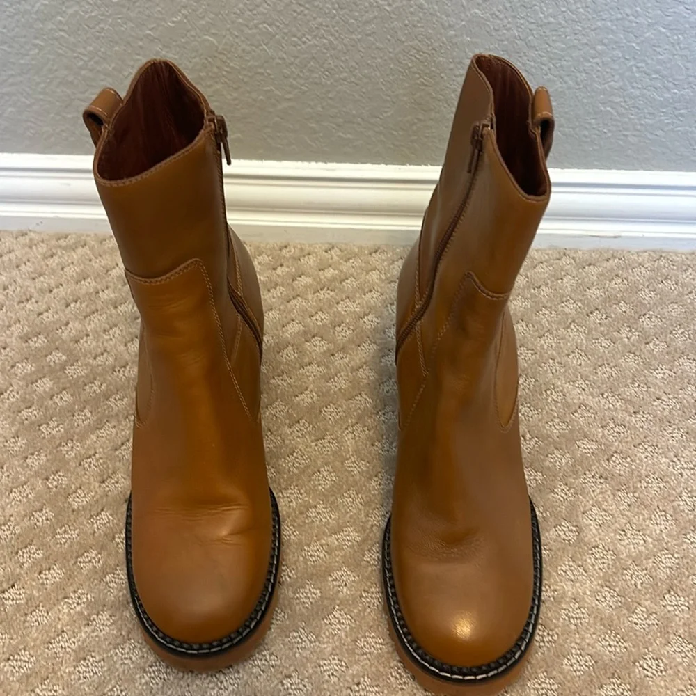 See by Chloe Erine Leather Mid Calf Boots size 41 - Picture 3 of 9
